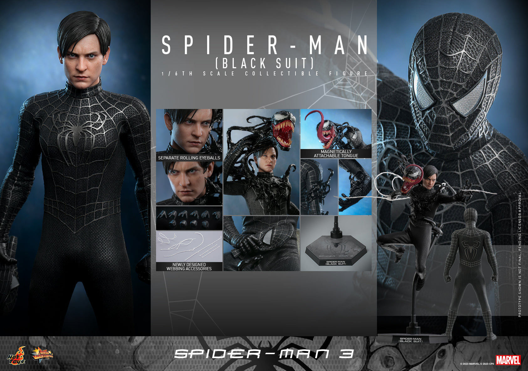 Peter Parker (black suit) VGM56, Hot Toys