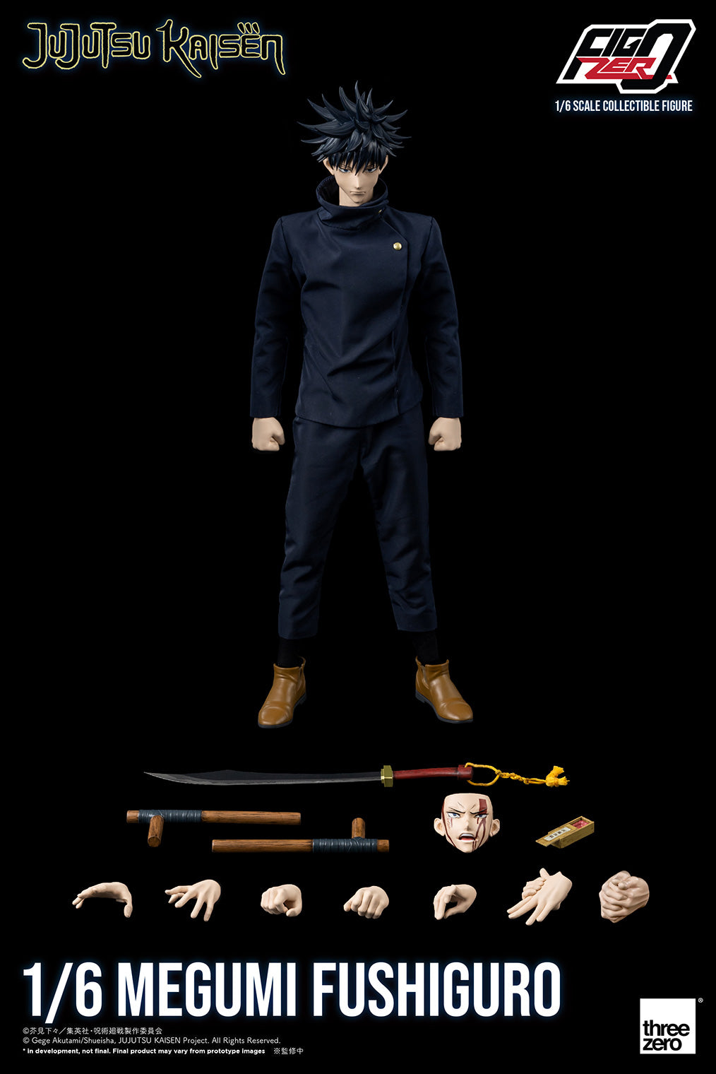 1/6 Scale Asmus Toys JJKS03A Fushiguro Megumi – Jujutsu Kaisen action figure  – 2DBeat Hobby Store