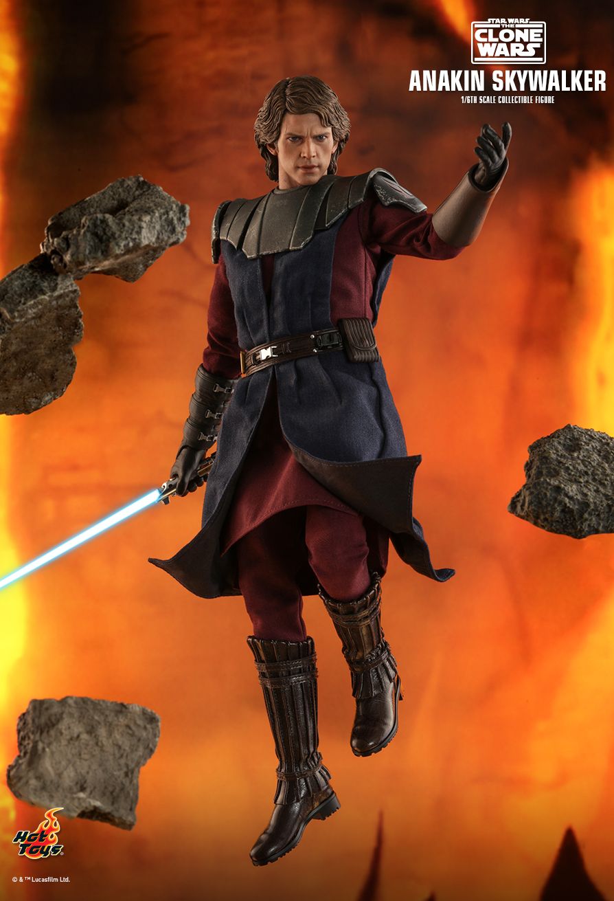 Star Wars The Clone Wars 12 Inch Action Figure 1/6 Scale - Anakin Skyw