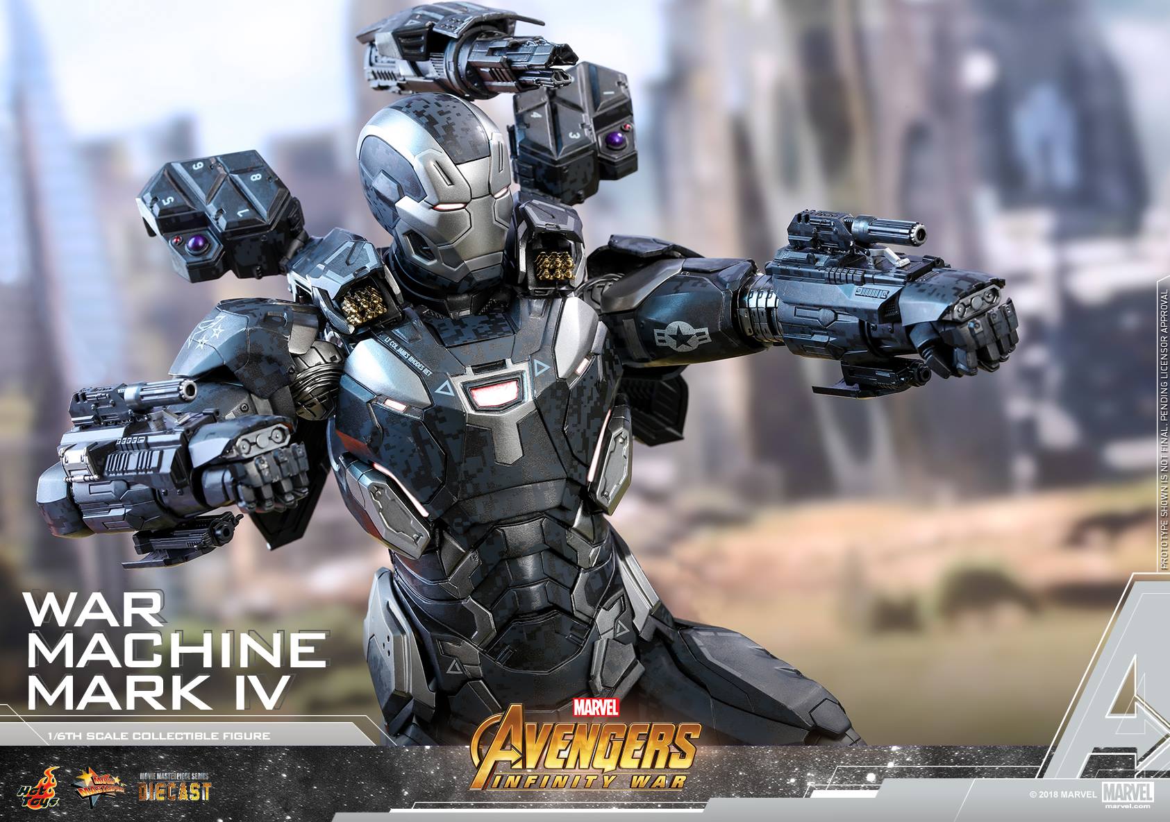 War Machine Mark IV Normal Version 1/9 Scale Model Kit | Avengers: Infinity  War | E-Model