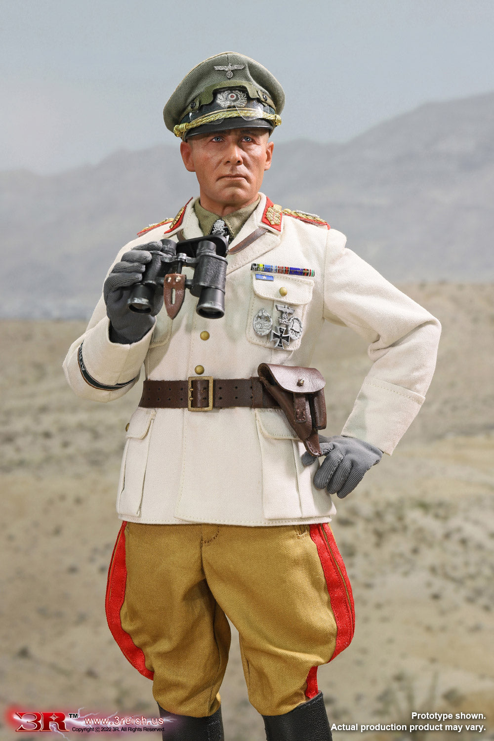 3R Erwin Rommel-Desert Fox General Field Marshal of German Afrika 