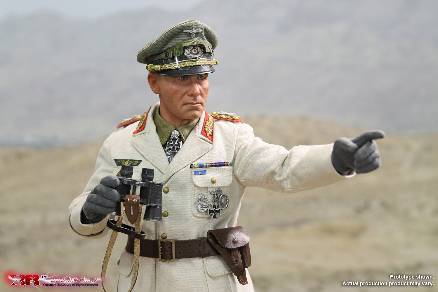 3R Erwin Rommel-Desert Fox General Field Marshal of German Afrika 