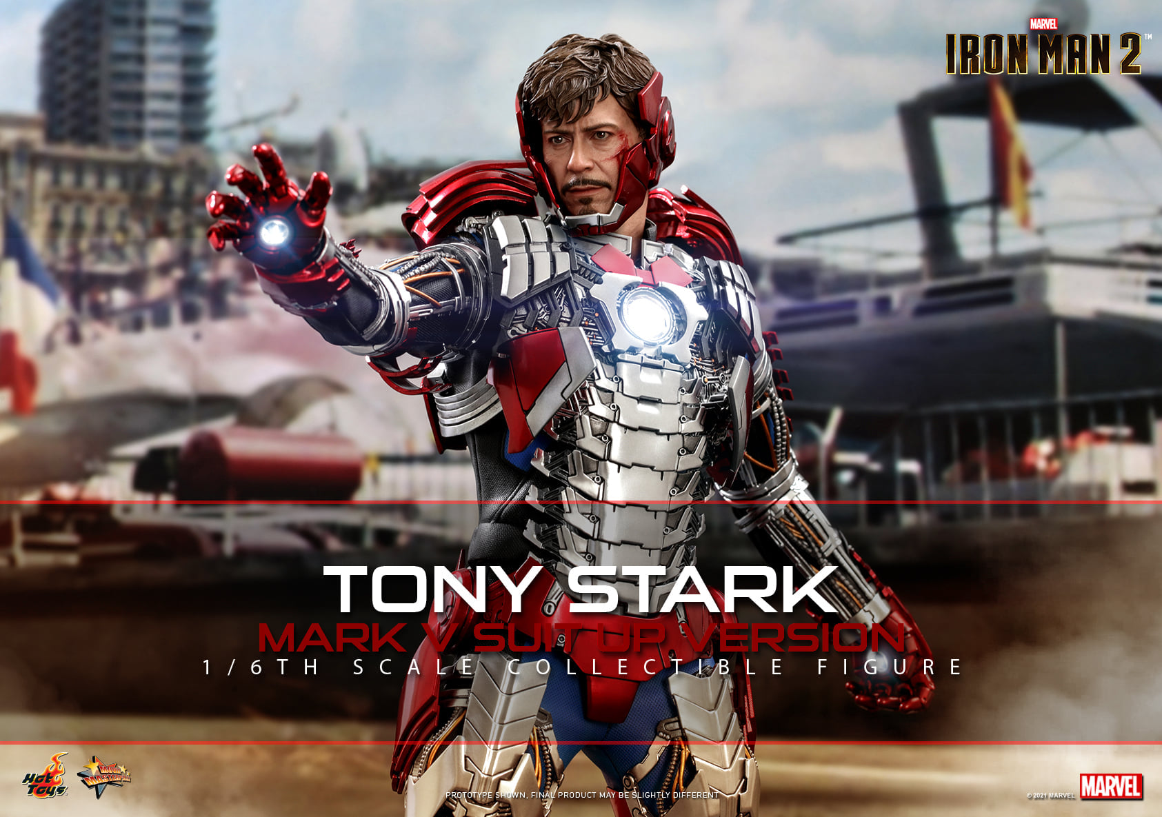 Hot Toys MMS718 1/6 The Avengers - Tony Stark (Mark VII Suit up