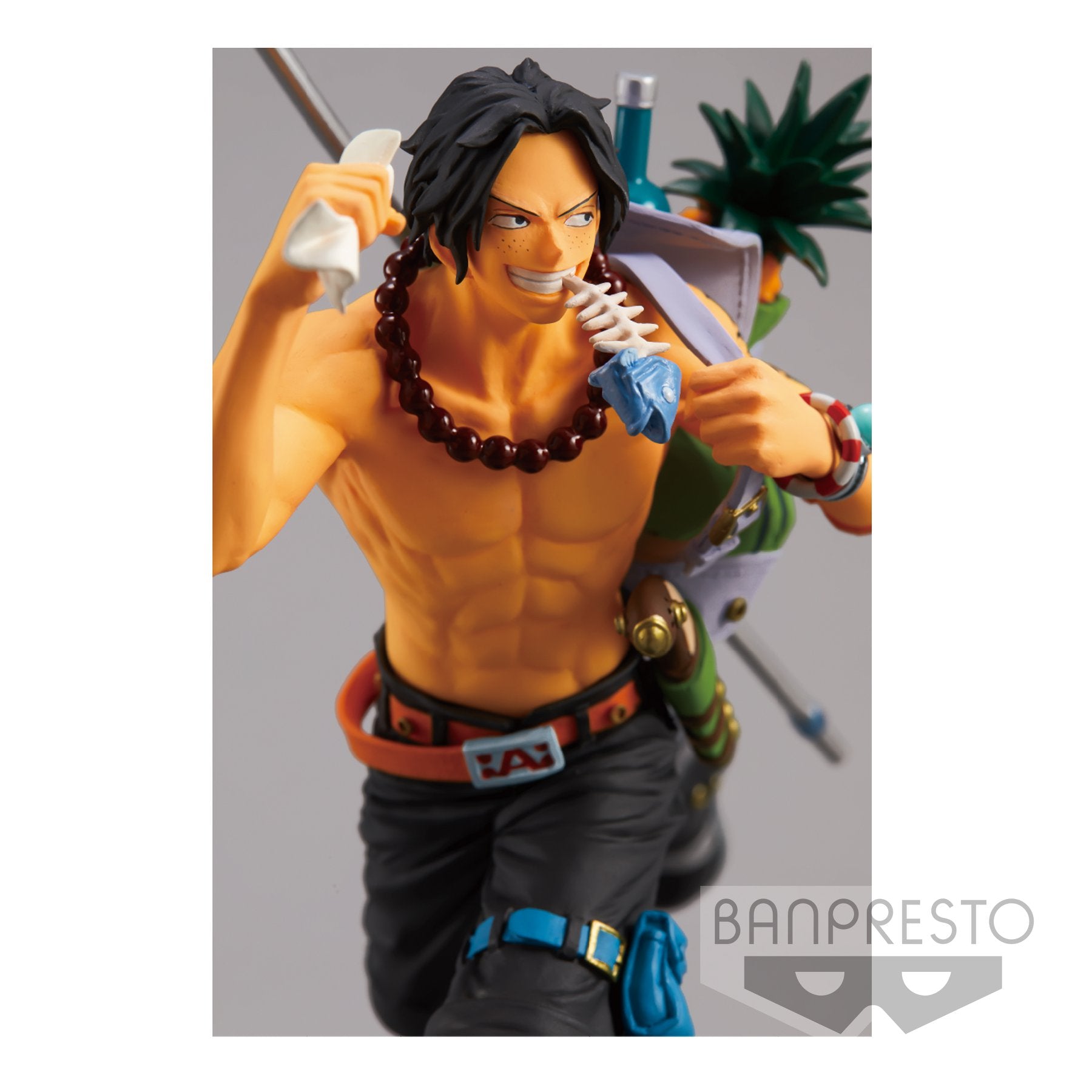 Banpresto One Piece Portgas D Ace 20th Anniversary Figure (orange)