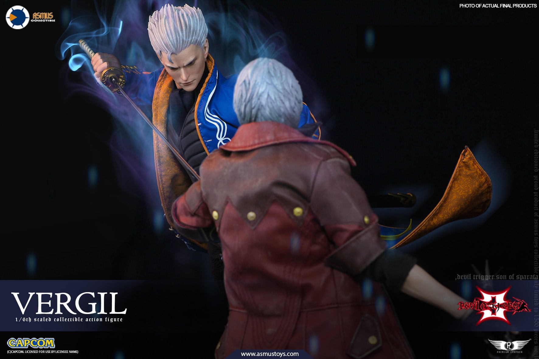 Figura Vergil - Devil May Cry 3 - 1/6 Figura - Asmus